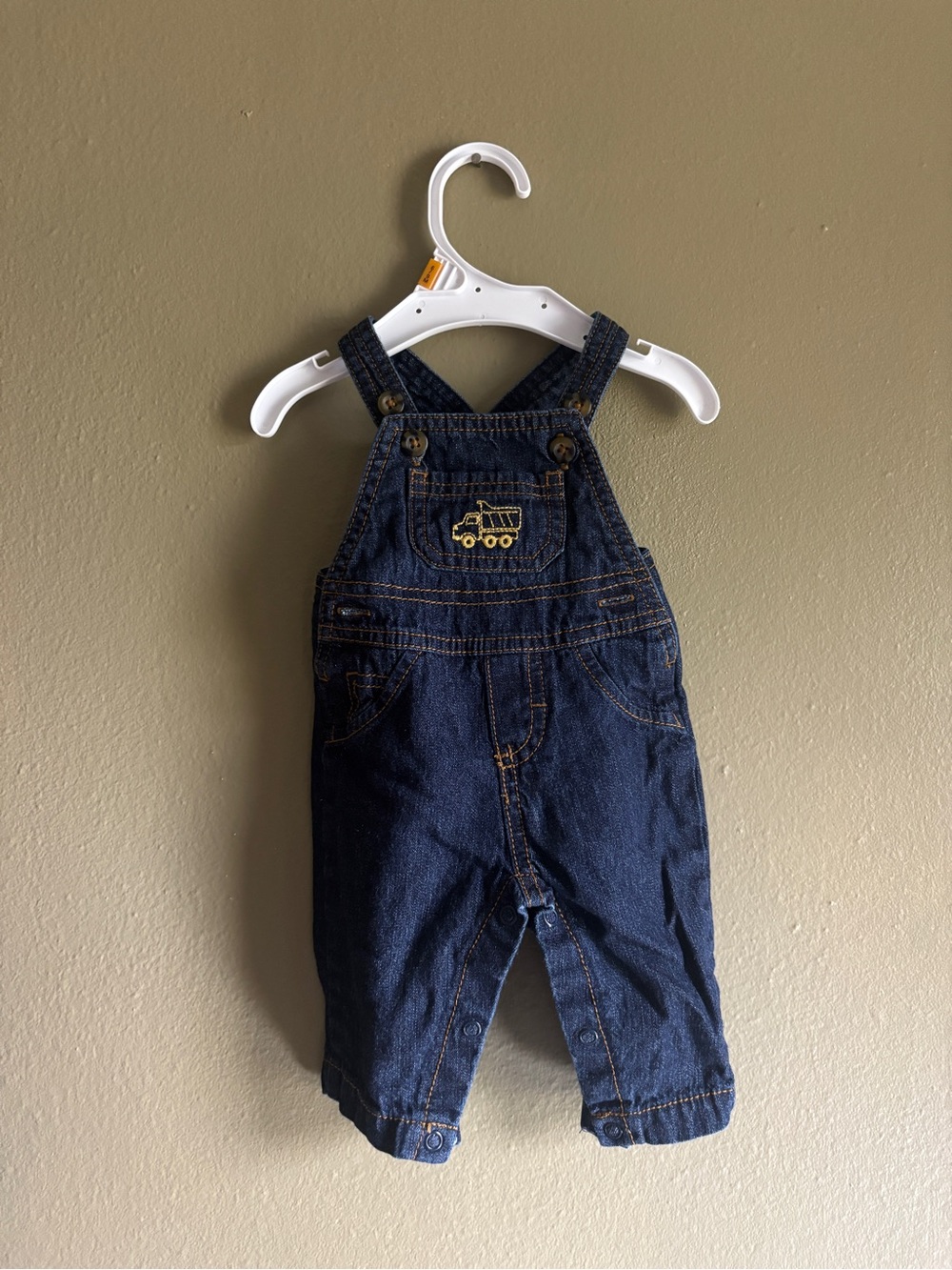 Carter's Newborn Denim Overalls